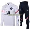 Paris Saint-Germain Sweatshirts Anzüge Suit Quarter-zip 2021-22 Weiße Für Herren